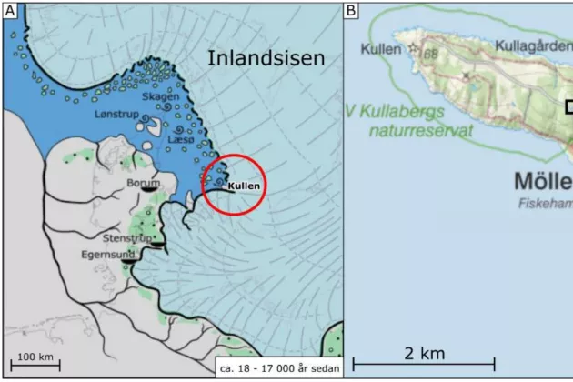 karta över kullaberg